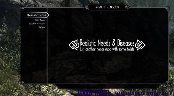 上古卷轴5：天际MOD 【Realistic Needs and Diseases】RND真实需求与疾病v1.9.10。经典的真实系