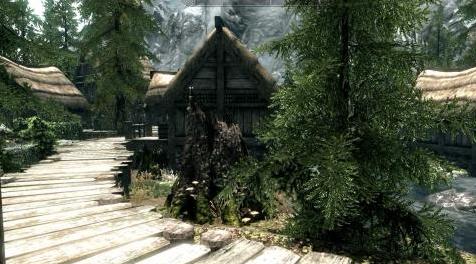 上古卷轴5：天际MOD 汉化：溪木镇扩展～新房子新NPC，新的玩家住宅（两层以及带炼金附魔的地下室）
