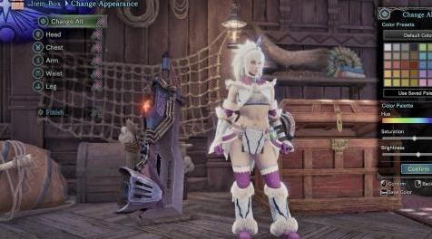 怪物猎人：世界MOD 将麒麟套装的颜色重新分类（Kirin Layered Armor）