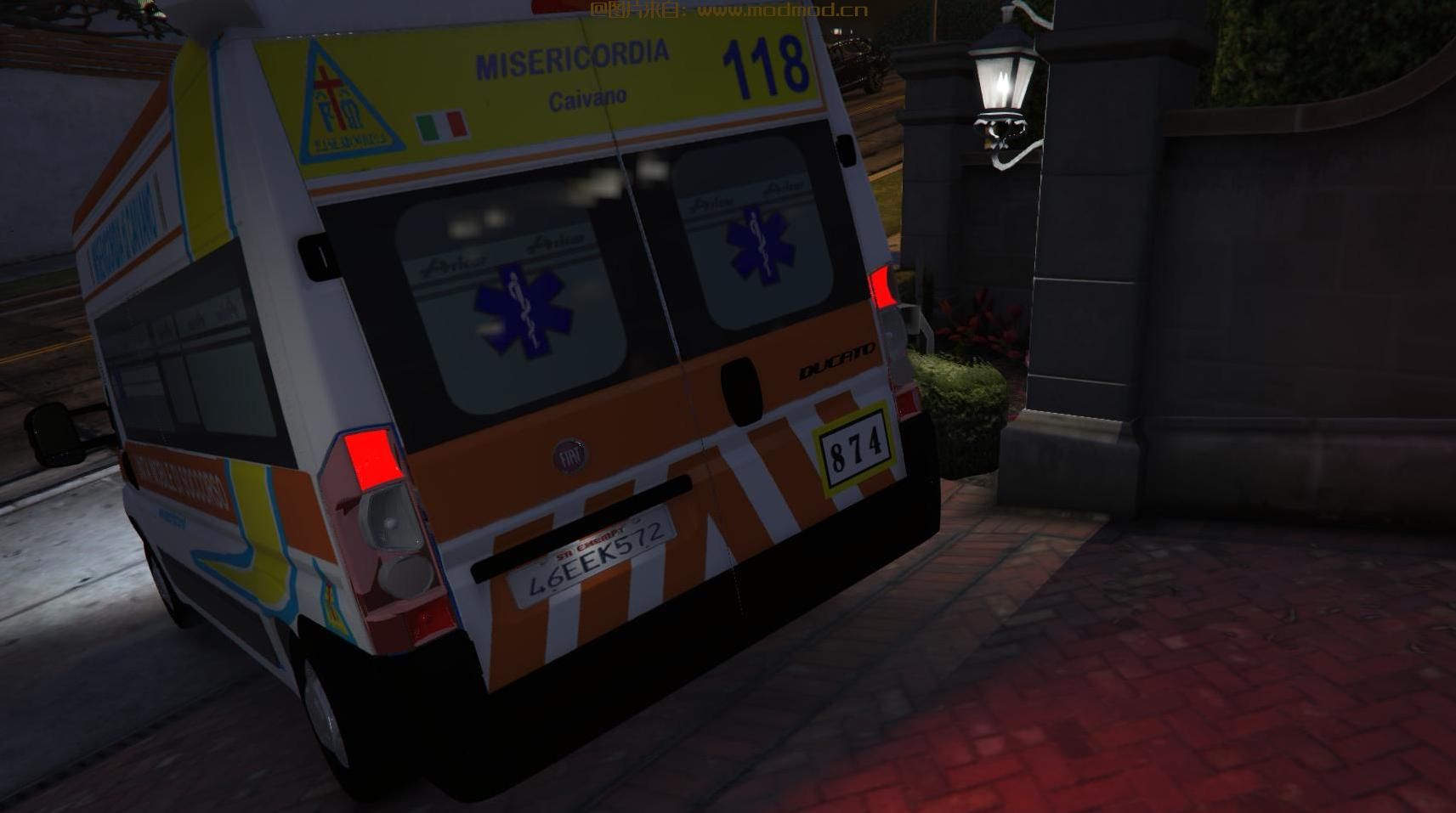 侠盗猎车手5「GTA5」Mod: 菲亚特Ducato Misericordia