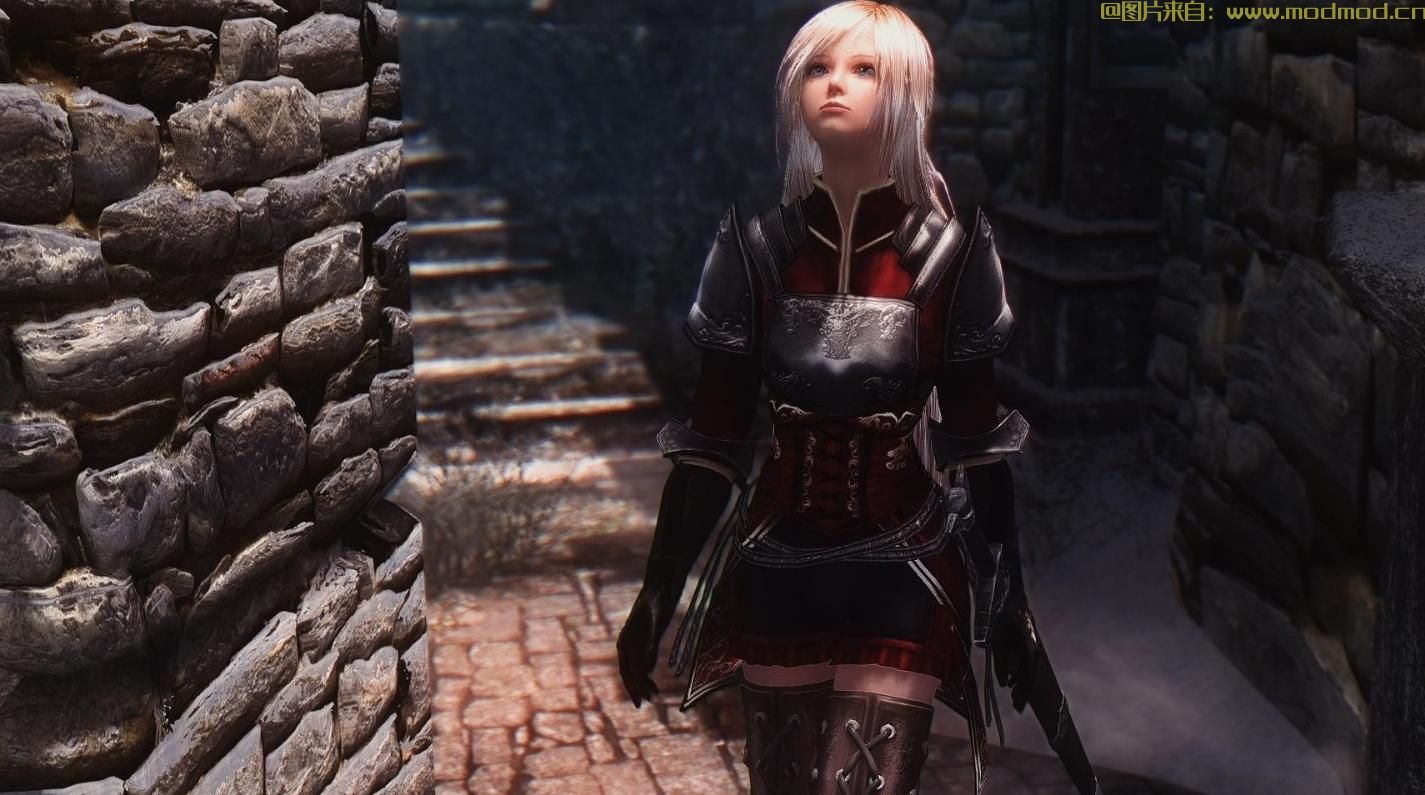 上古卷轴5：天际MOD ★妹风★ 【独立随从】 少女骑士安琪莉V1.4