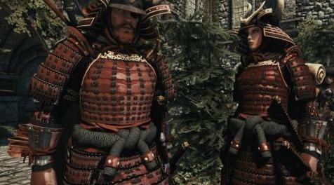 上古卷轴5：重置版MOD Cain9580-Reiko武士盔甲2.1版更新