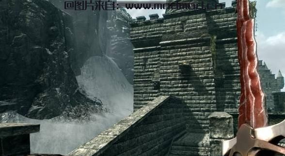 上古卷轴5：天际MOD 汉化]N网一把高材质极其帅气的单手剑 The Scarlet Vengeance 猩红的复仇