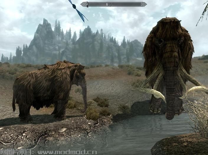 上古卷轴5：天际MOD 汉化MOD  真实性动物SkyTEST - Realistic Animals and Predators v1.38