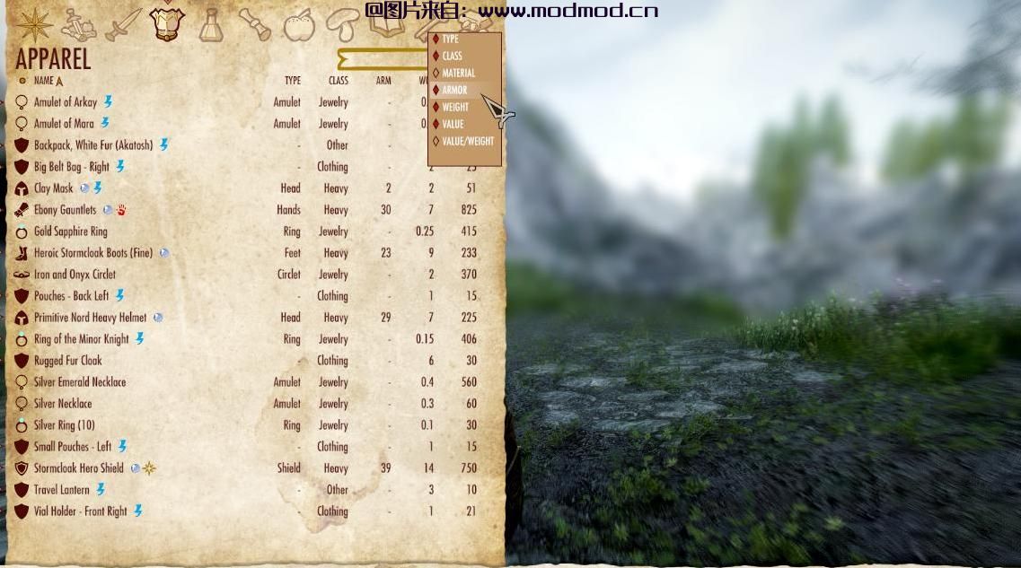 上古卷轴5：重置版MOD SkyUI主题 - 冒险家WIP SE