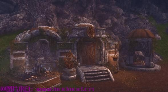 上古卷轴5：天际MOD ［桃花君授權漢化］矮人小宅 Bluthanch - Tiny Dwemer home V1.1