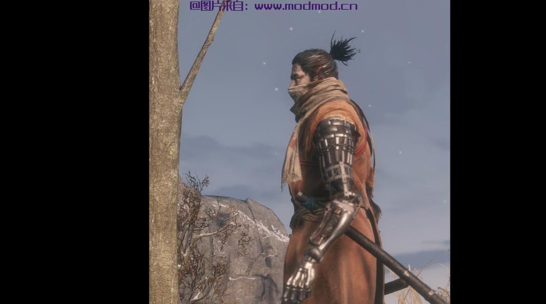 清洁默认Sekiro-Facemask-所有金属修复手臂