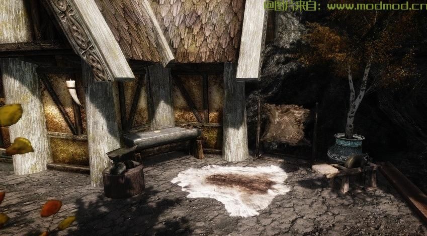 上古卷轴5：天际MOD Cobby Lodge克比小屋－－蜜之酿酒庄对面的河边小木屋