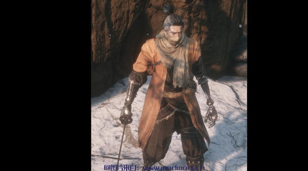 清洁默认Sekiro-Facemask-所有金属修复手臂