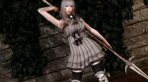 上古卷轴5：重置版MOD Osare连衣裙 -  SSE CBBE BodySlide（带物理）