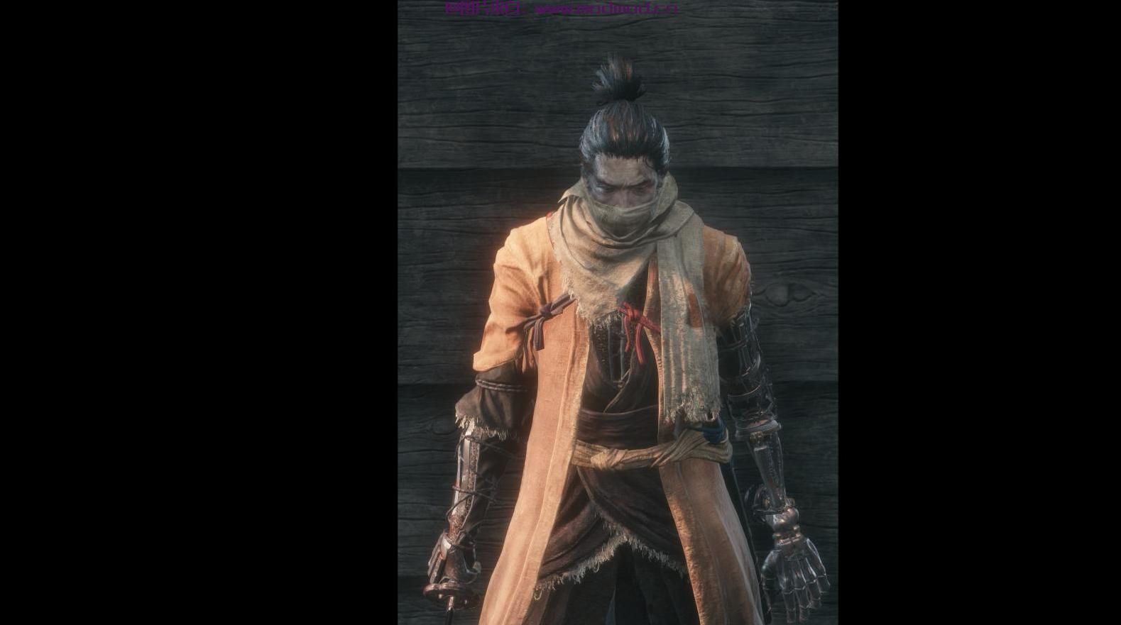 清洁默认Sekiro-Facemask-所有金属修复手臂