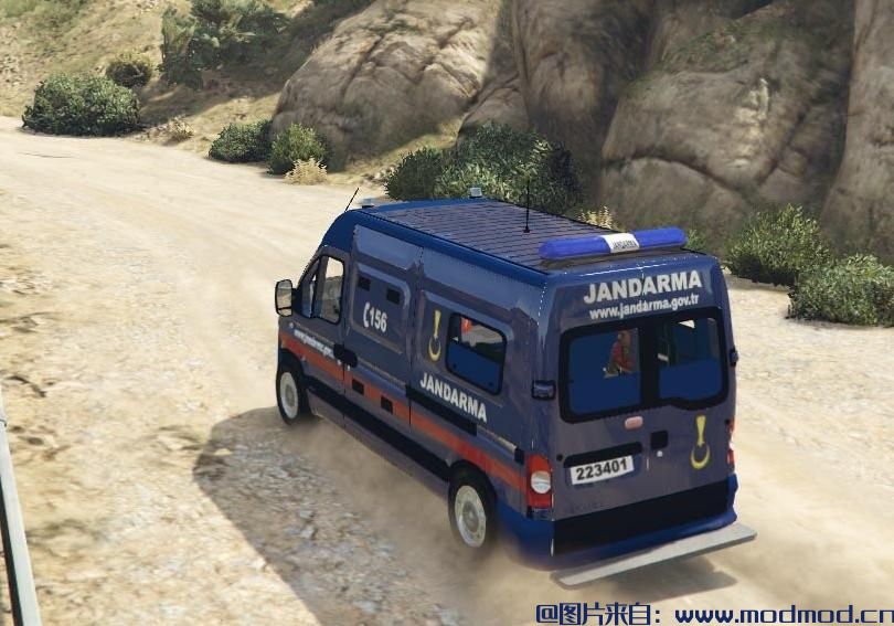 GTA5 MOD：Jandarma雷诺大师