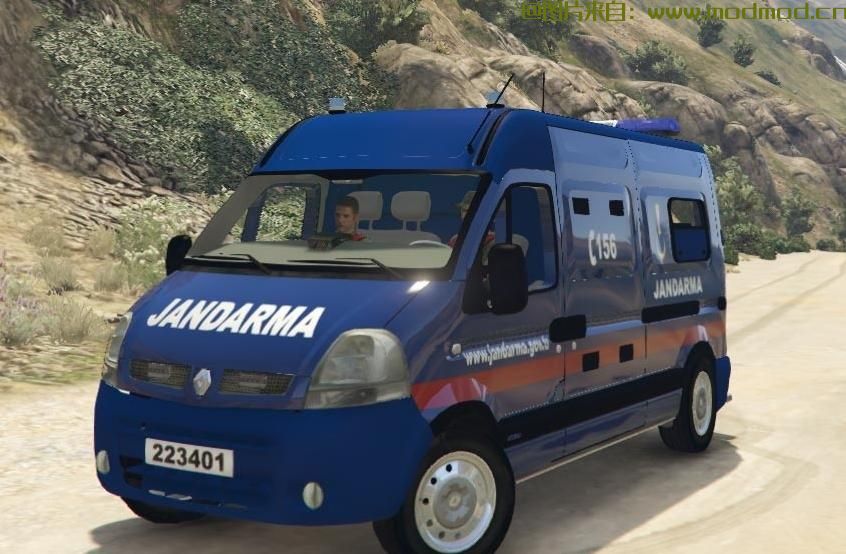 GTA5 MOD：Jandarma雷诺大师