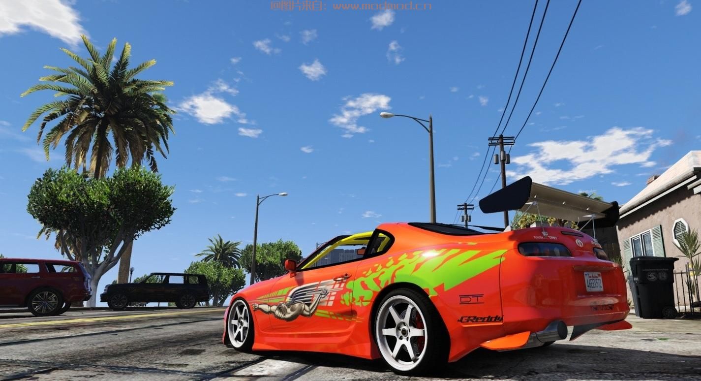 GTA5 MOD：丰田Supra F＆F贴纸