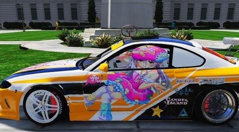 GTA5 MOD：日产Silvia S15顶点Itasha Livery