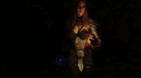上古卷轴5：重置版MOD ESO Altmer盔甲，由新的43级可操控 esp替代品制成
