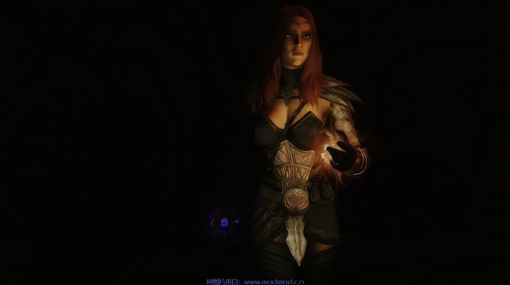 上古卷轴5：重置版MOD ESO Altmer盔甲，由新的43级可操控 esp替代品制成