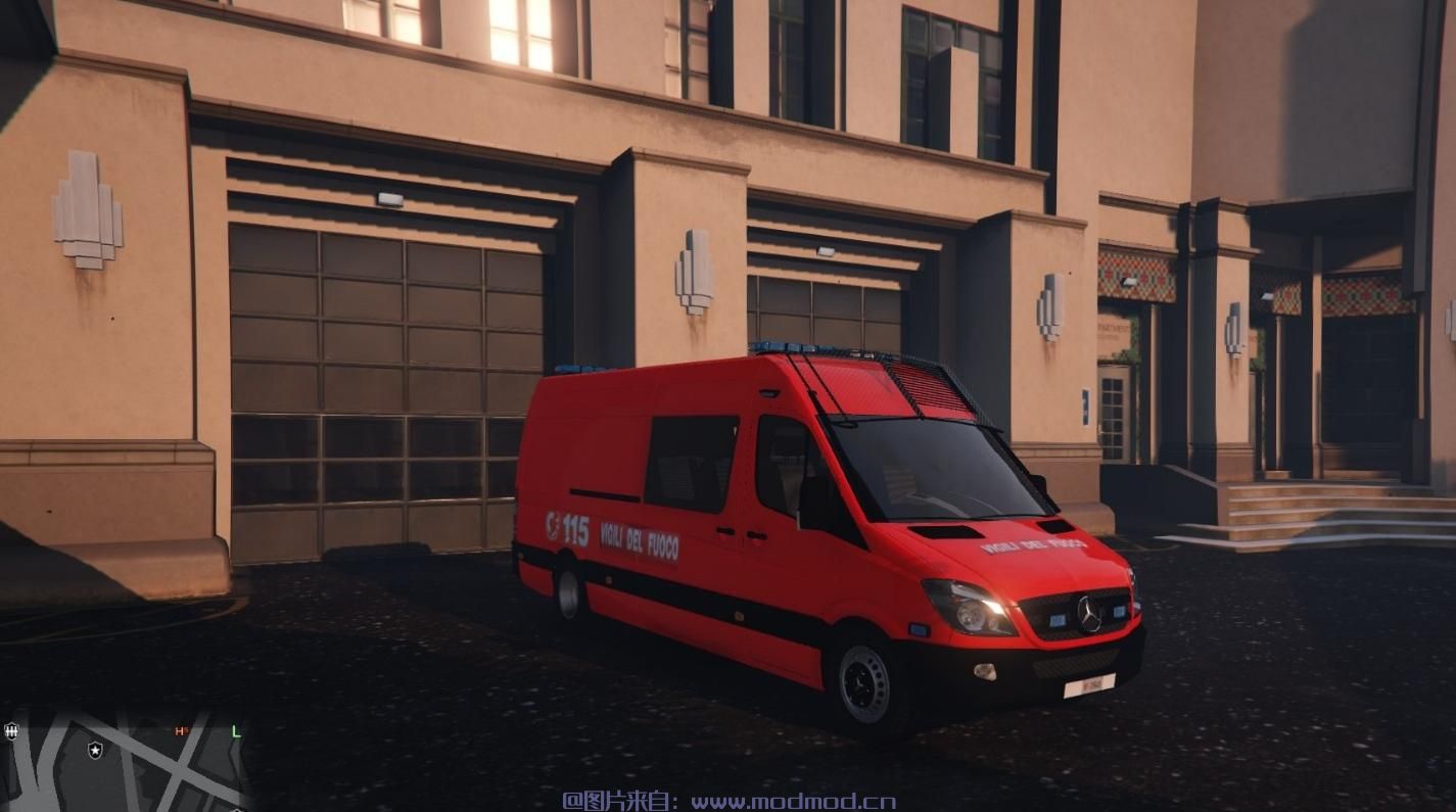 GTA5 MOD：梅赛德斯短跑运动员消防队