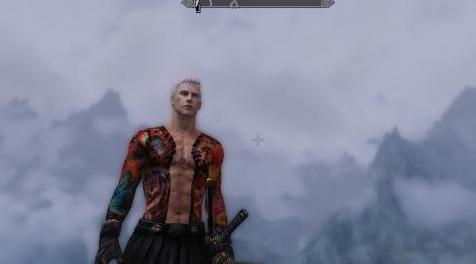 上古卷轴5：天际MOD 男用纹身02