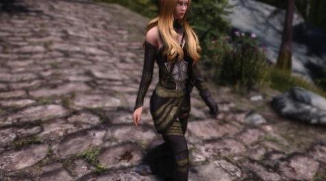 上古卷轴5：重置版MOD eso altmer盔甲- SSE CBBE bodyslide