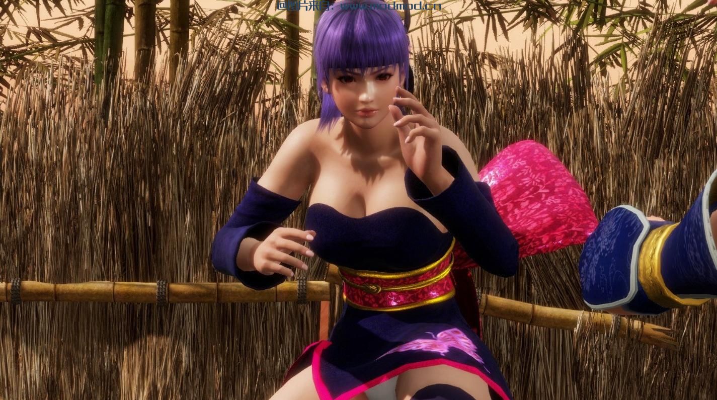 绫音 DOA2 服装配色，紫色