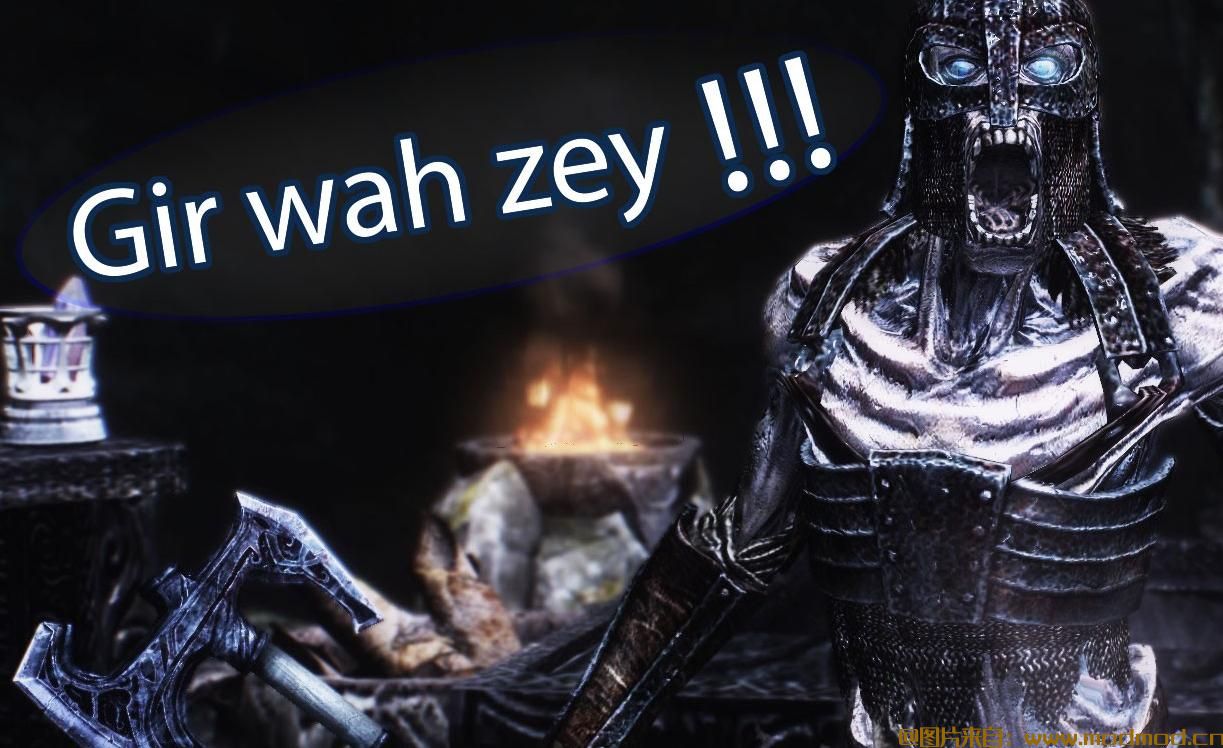 【官方名词】Understandable Draugrs(尸鬼的语言)仅1K的小MOD增加不少游戏性~