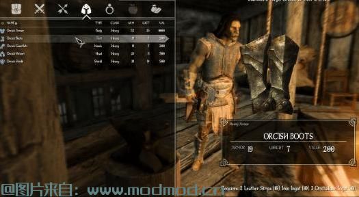 上古卷轴5：重置版MOD 种族护甲和武器史密斯