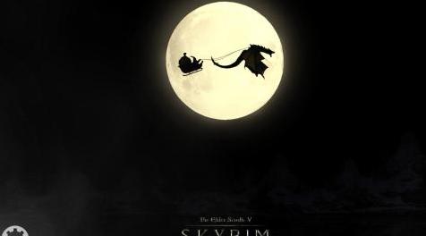 上古卷轴5：天际MOD 自制圣诞期间的限定主界面背景+音乐