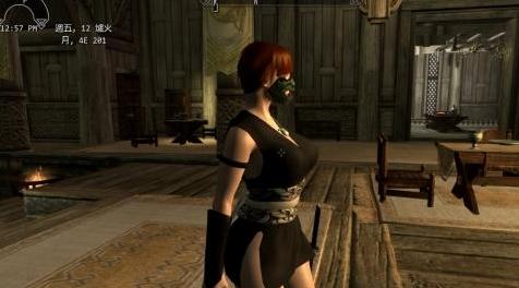 上古卷轴5：天际MOD 忍者利刃【服装+武器】&mdash;&mdash;CBBE-HDT&mdash;&mdash;BodySlide化