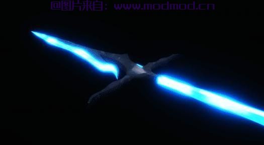 上古卷轴5：重置版MOD 水晶边缘 -  1小时和2小时发光剑