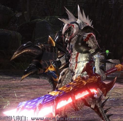 MHGU / XX的Tigrex Divide Charge Blade（武器皮肤）