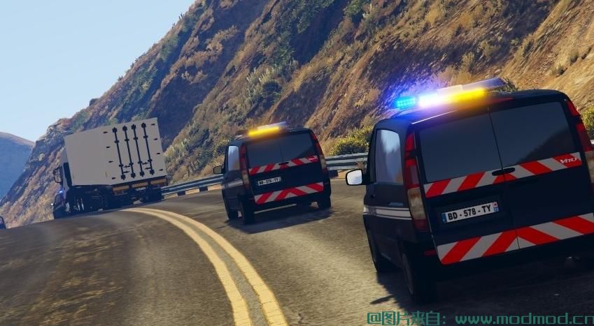 侠盗猎车5「GTA5」游戏MOD 梅赛德斯维托现实主义宪兵队