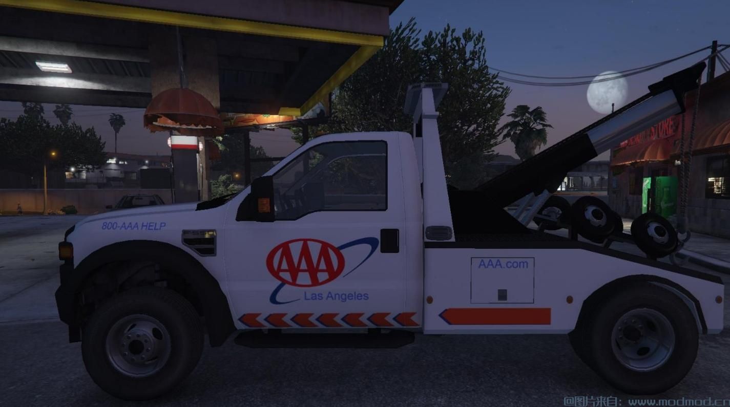 侠盗猎车5「GTA5」游戏MOD 福特F550清障车