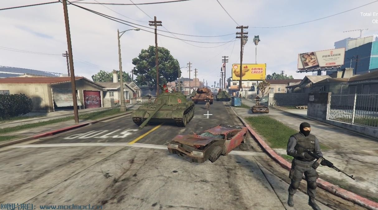 侠盗猎车5「GTA5」游戏MOD 武科瓦尔南斯地图