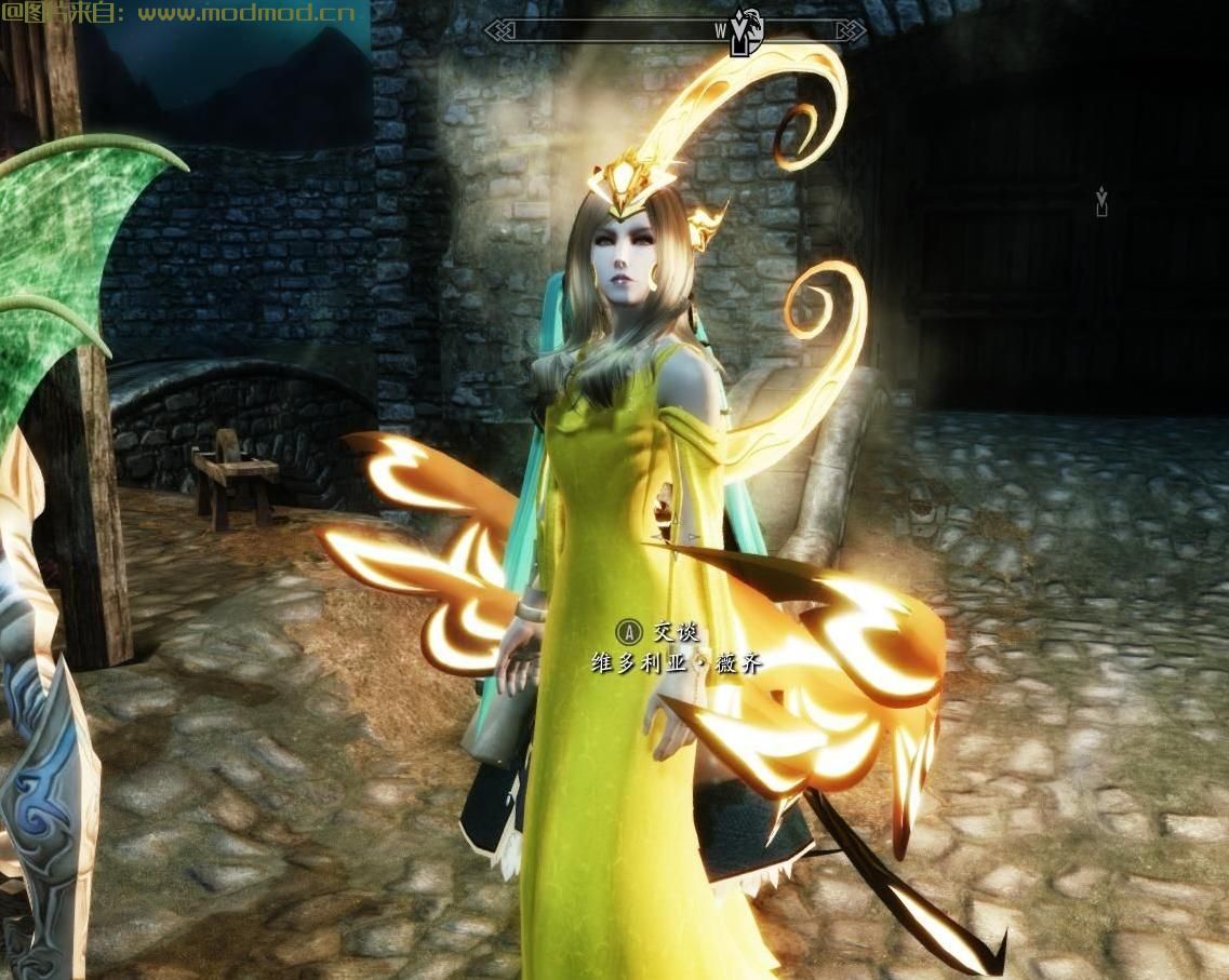 【BodySlide化】白色天鹅绒羽战衣——CBBE-HDT