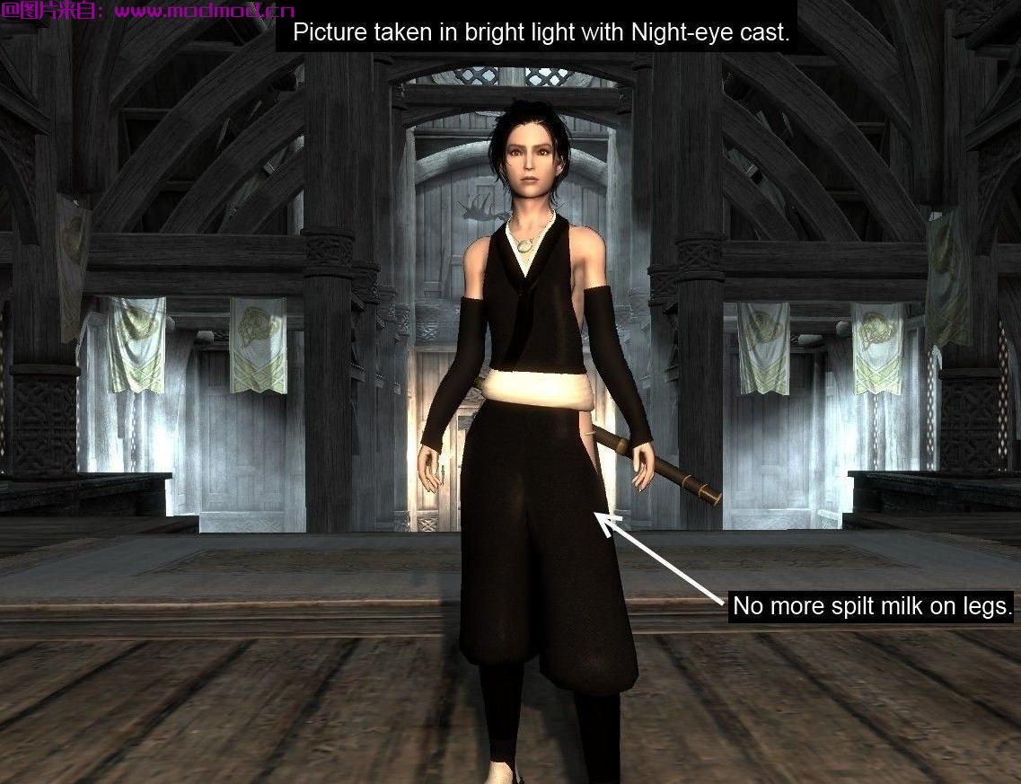 【动漫类mod】死神BLEACH-碎蜂全套装束7B及CBBE及UNP及可选BBP