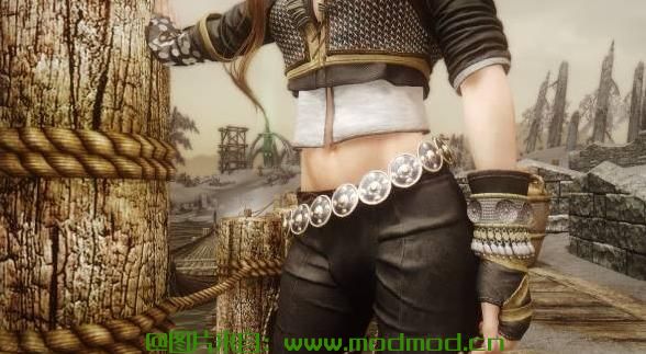 上古卷轴5：天际MOD 奇里DLC里的套装-VS Ciri Project. TW3 UNP-CBBE