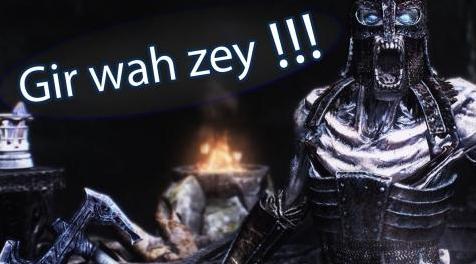 上古卷轴5：天际MOD 【官方名词】Understandable Draugrs（尸鬼的语言）仅1K的小MOD增加不少游戏性~