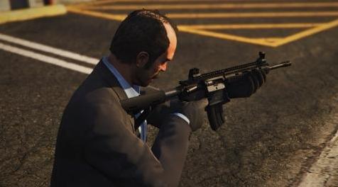 侠盗猎车5「GTA5」游戏MOD HK416步枪