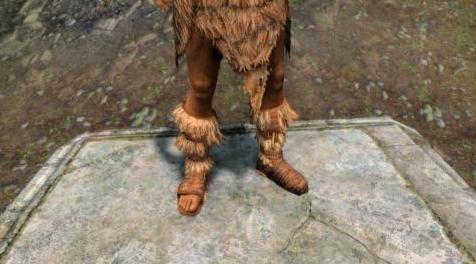 上古卷轴5：重置版MOD 有真正的脚网的破靴子（为更好的男性）