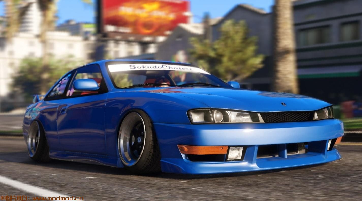 侠盗猎车5「GTA5」游戏MOD 日产Silvia S14 Kouki姿态