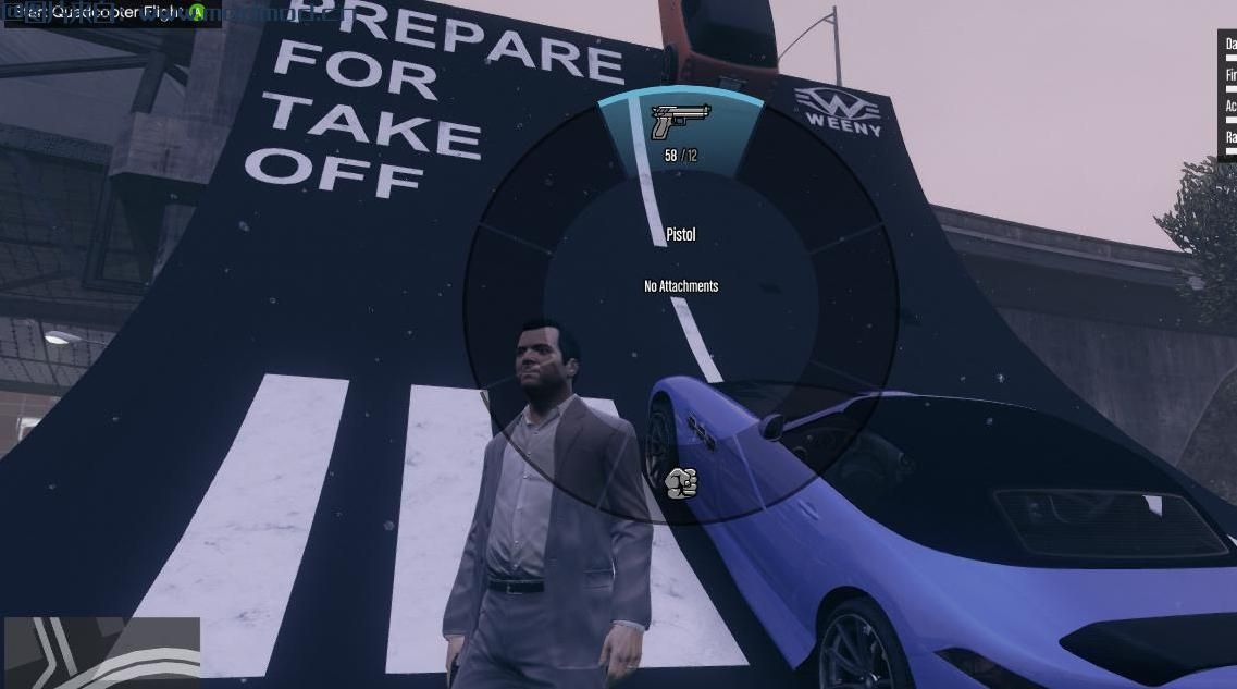 侠盗猎车5「GTA5」游戏MOD 四轴飞行器