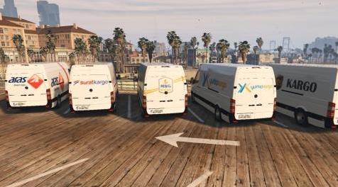 侠盗猎车5「GTA5」游戏MOD 梅赛德斯短跑运动员 - 货运车辆