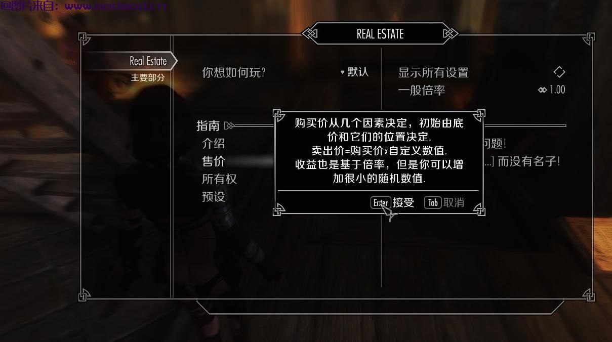 上古卷轴5：天际MOD 【汉化】RE - Real Estate 天际房产大亨
