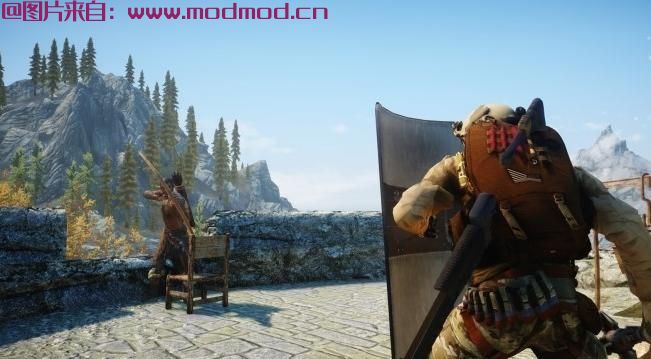 上古卷轴5：天际MOD 战地4-美国海军陆战队战斗套装V1.0