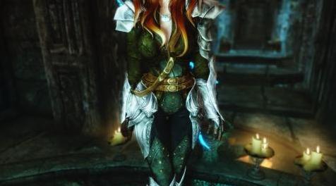上古卷轴5：天际MOD 【妖妖舞資源搶救計畫】Dread Hunter and Huntress Armor Echo【D3惡魔獵人系列套裝】