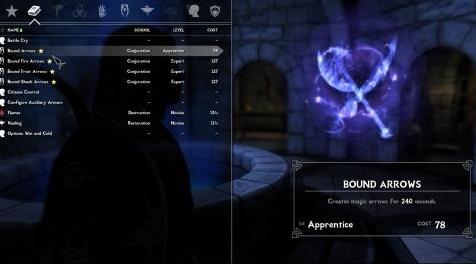 上古卷轴5：重置版MOD 绑定的元素箭 - 奥术射箭