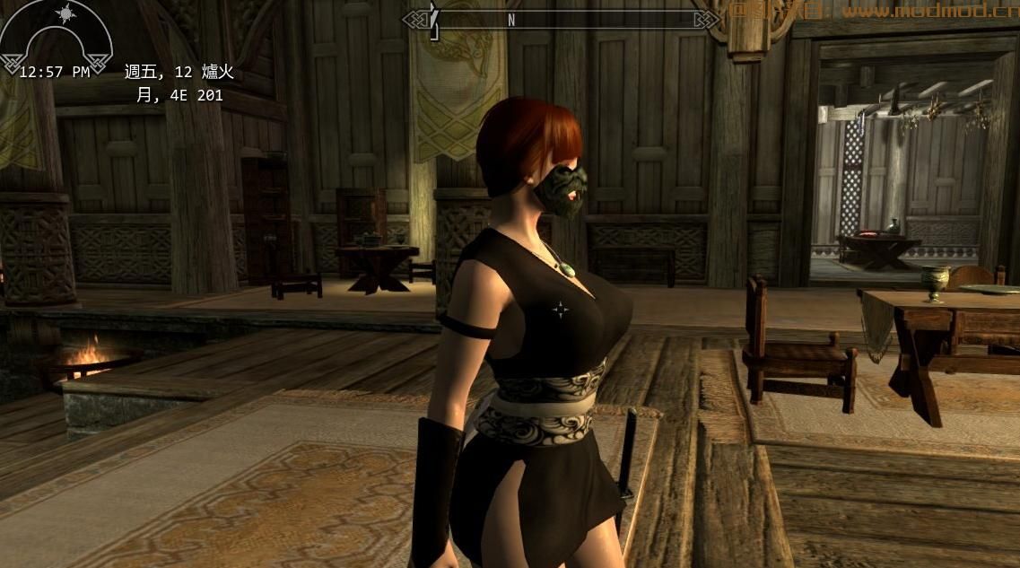 忍者利刃【服装+武器】——CBBE-HDT——BodySlide化