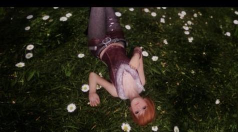 上古卷轴5：天际MOD 【少女卷轴之掌柜系列】黑色玫瑰CBBE-TBBP真高跟&mdash;&mdash;BodySlide化