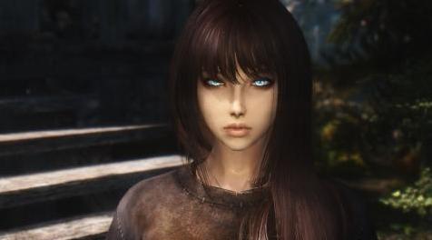 上古卷轴5：天际MOD N网美女随从莎的汉化版（自换高清油光皮肤）